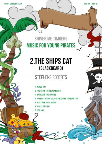 couverture The Ships Cat (Blackbeard) music for young pirates Difem