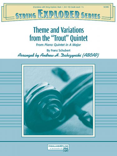 couverture Theme and Variations from the Trout Quintet ALFRED