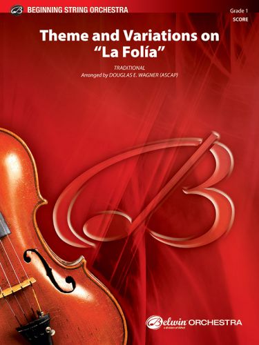 couverture Theme and Variations on La Folía ALFRED