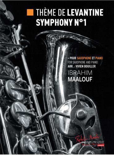 couverture THEME DE LEVANTINE SYMPHONY N1 - Trombone et harpe (ou piano) Editions Robert Martin