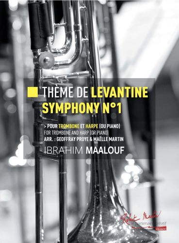 couverture THEME DE LEVANTINE SYMPHONY N°1 - Trombone et harpe (ou piano) Robert Martin
