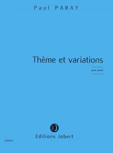 couverture Th�me et Variations Jobert