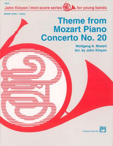 couverture Theme from Mozart Piano Concerto No. 20 ALFRED