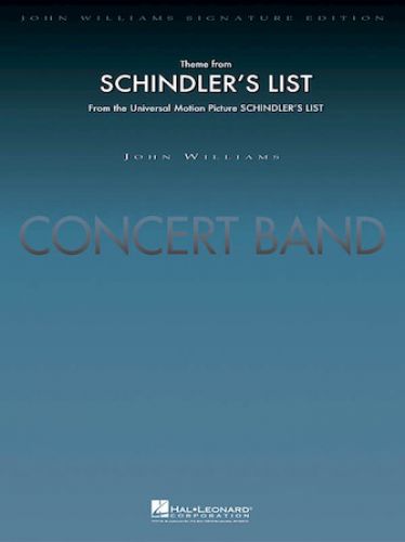couverture Theme From Schindler'S List Hal Leonard