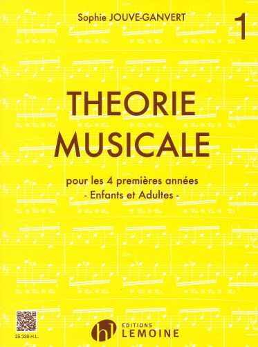 couverture Théorie musicale Vol.1 Editions Henry Lemoine