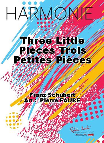 couverture Three Little Pieces Trois Petites Pièces Robert Martin
