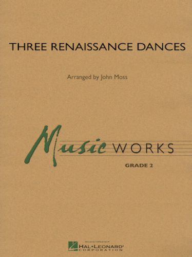 couverture Three Renaissance Dances  Hal Leonard