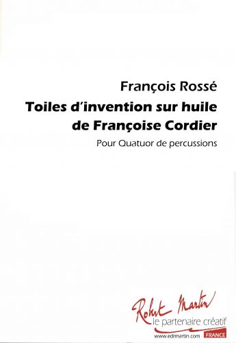 couverture Toiles d'invention sur huile de Franoise Cordier Editions Robert Martin