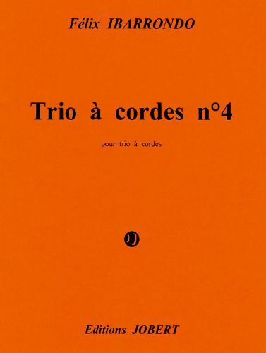 couverture Trio à cordes n°4 - Ametzlur Jobert
