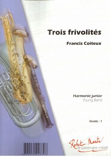 couverture Trois Frivolités, Trompette Solo Editions Robert Martin