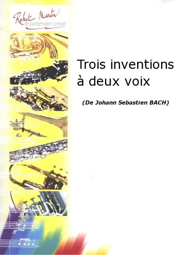 couverture Trois Inventions à Deux Voix Robert Martin
