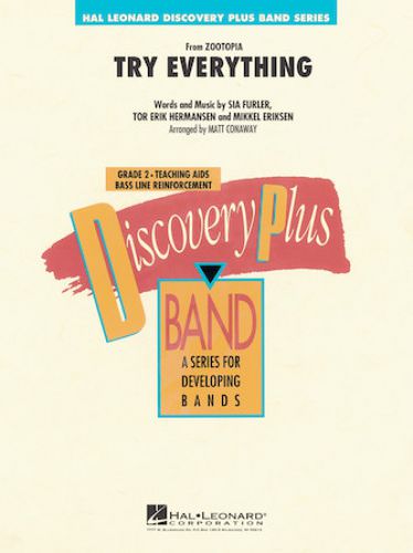 couverture Try Everything (from Zootopia) Hal Leonard