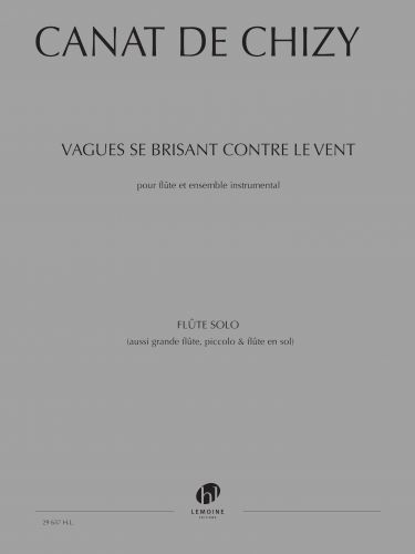 couverture Vagues se brisant contre le vent Editions Henry Lemoine