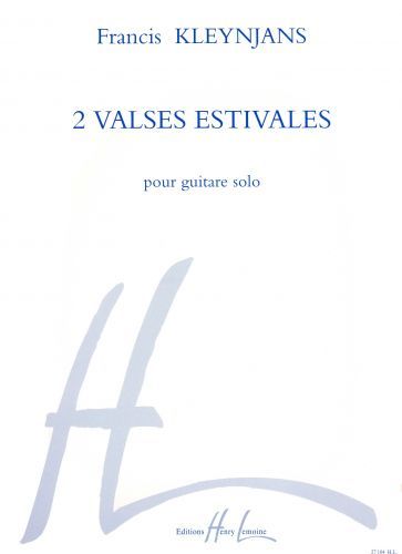couverture Valses estivales (2) Editions Henry Lemoine