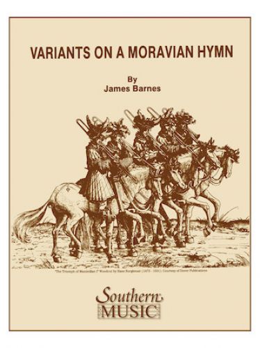 couverture Variants On A Moravian Hymn Southern Music Company
