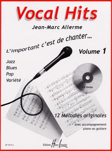 couverture Vocal hits Vol.1 Editions Henry Lemoine