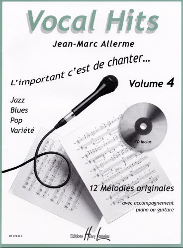 couverture Vocal hits Vol.4 Editions Henry Lemoine