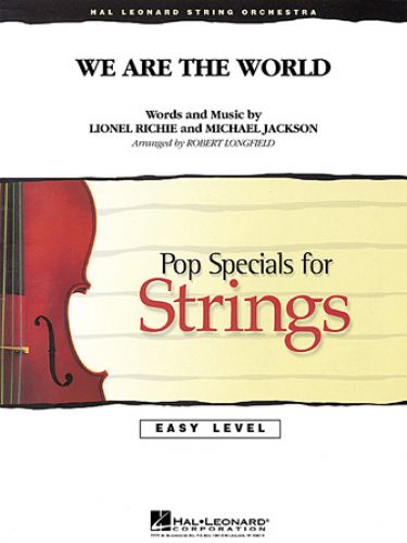 couverture We Are the World Hal Leonard