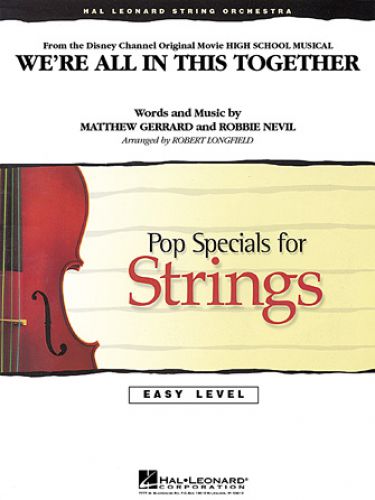 couverture We're All in This Together Hal Leonard