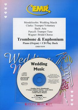 couverture Wedding Album + Cd Trombone, Euphonium & Cd Playback Marc Reift