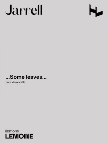 cover ...Some leaves... Editions Henry Lemoine