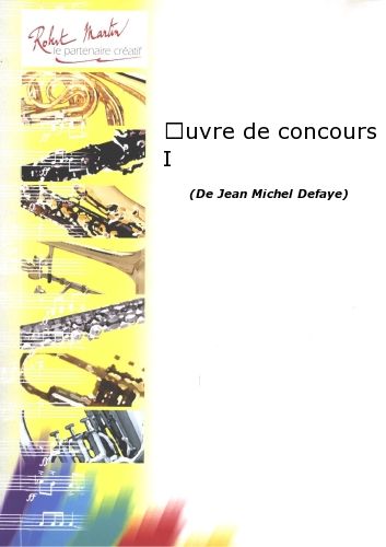 cover Œuvre de Concours I Robert Martin