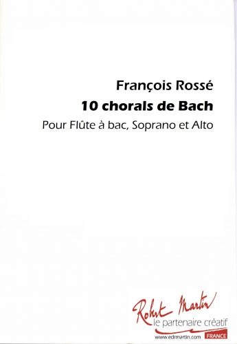 cover 10 CHORALS DE BACH Martin Musique