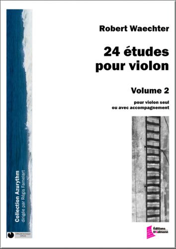 cover 24 etudes pour violon Volume 2        Etudes 13 a 24 Dhalmann