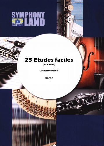 cover 25 Etudes faciles pour harpe Symphony Land
