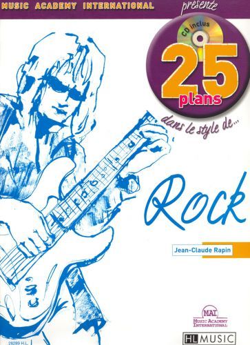 cover 25 Plans dans le style... Rock Editions Henry Lemoine