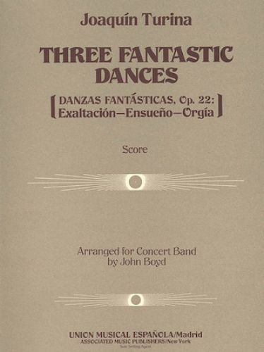 cover 3 Fantastic Dances, Op. 22 Schirmer
