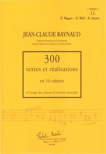 cover 300 Textes et Realisations Cahier 11 (Textes) Robert Martin