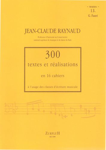 cover 300 Textes et Realisations Cahier 13 (Textes) Robert Martin