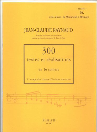 cover 300 Textes et Realisations Cahier 16 (Textes) Robert Martin