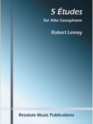 cover 5 ETUDES Resolute Music Publication