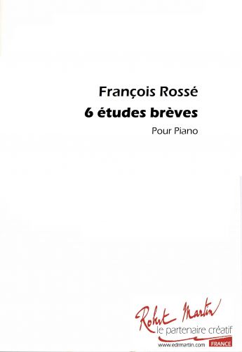 cover 6 etudes breves Editions Robert Martin
