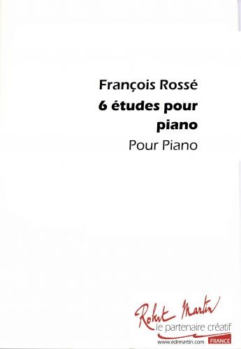 cover 6 ETUDES POUR PIANO Robert Martin