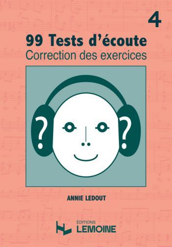 cover 99 Tests d'Ecoute Vol.4 corrig�s Editions Henry Lemoine
