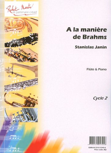 cover A LA MANIERE DE BRAHMS Robert Martin