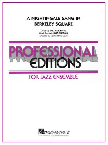 cover A Nightingale sang in the Berkeley Square Hal Leonard