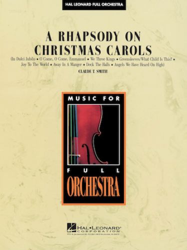 cover A Rhapsody on Christmas Carols Hal Leonard