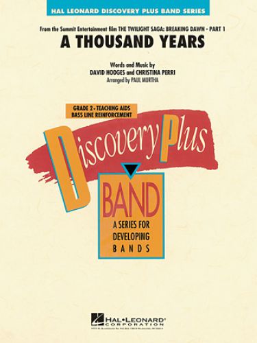 cover A Thousand Years Hal Leonard