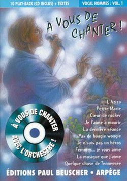 cover A vous de chanter - Voix homme Vol.1 Paul Beuscher