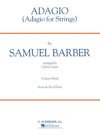 cover Adagio For Strings Schirmer
