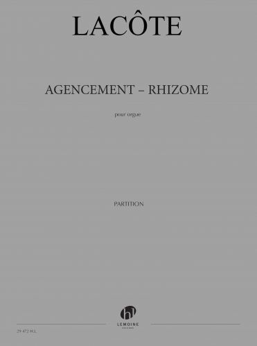 cover Agencement - Rhizome Editions Henry Lemoine