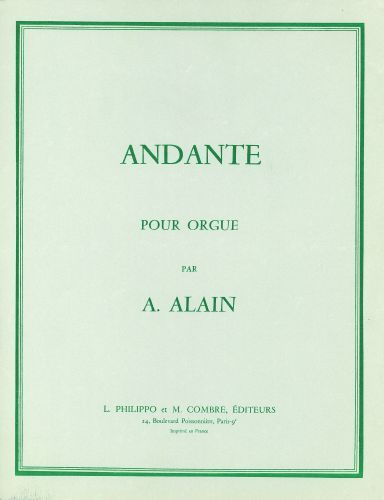 cover Andante Combre