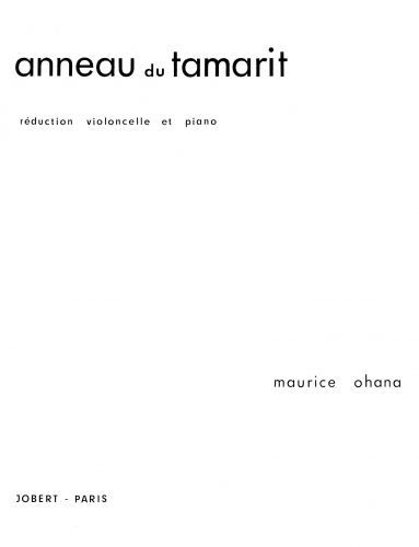 cover Anneau du Tamarit Jobert