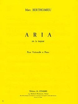 cover Aria en La maj. Combre