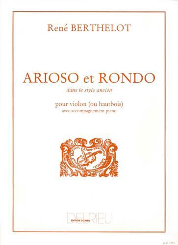 cover Arioso et rondo dans le style ancien Delrieu