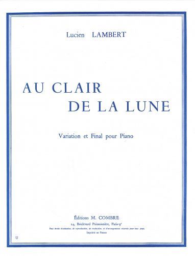cover Au clair de la lune Combre